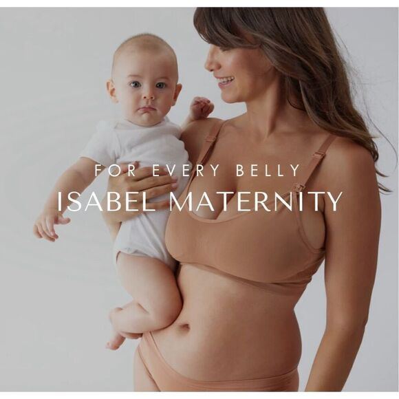 New! ISABEL MATERNITY Floral Print Ruffle Blouse Long Sleeve Sz Small Side Ties - Picture 10 of 15